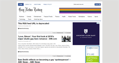 Desktop Screenshot of gaynewstoday.com