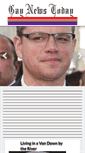 Mobile Screenshot of gaynewstoday.com